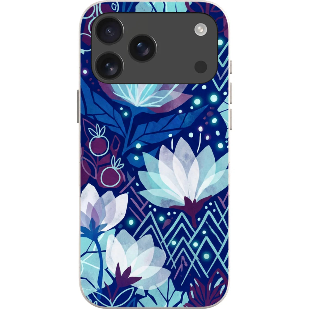 Frozen Lake Petals by Aino Kallio — iPhone 18 Pro Max Bio-degradable Case — Finnaij