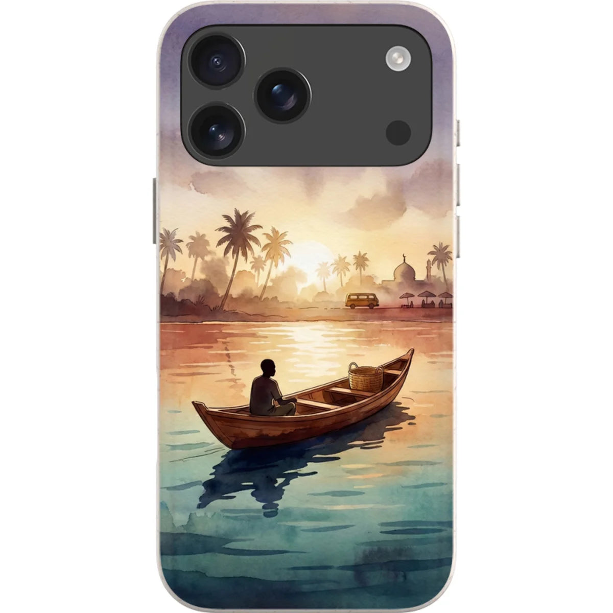 Lagoon Morning by Tobi Akinyemi — iPhone 18 Pro Max Bio-degradable Case — Finnaij