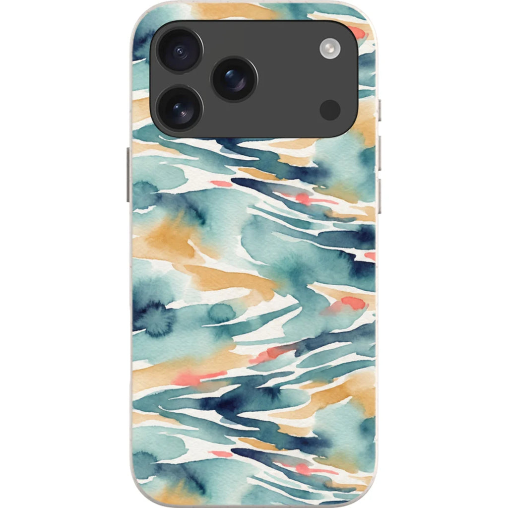 River Reflection Pattern Crop by Tobi Akinyemi — iPhone 18 Pro Max Bio-degradable Case — Finnaij