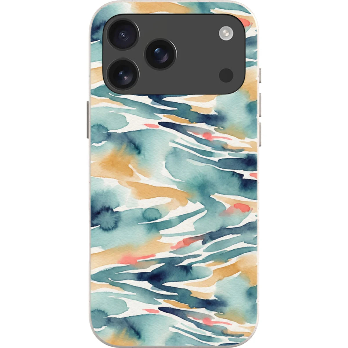 River Reflection Pattern Crop by Tobi Akinyemi — iPhone 18 Pro Max Bio-degradable Case — Finnaij