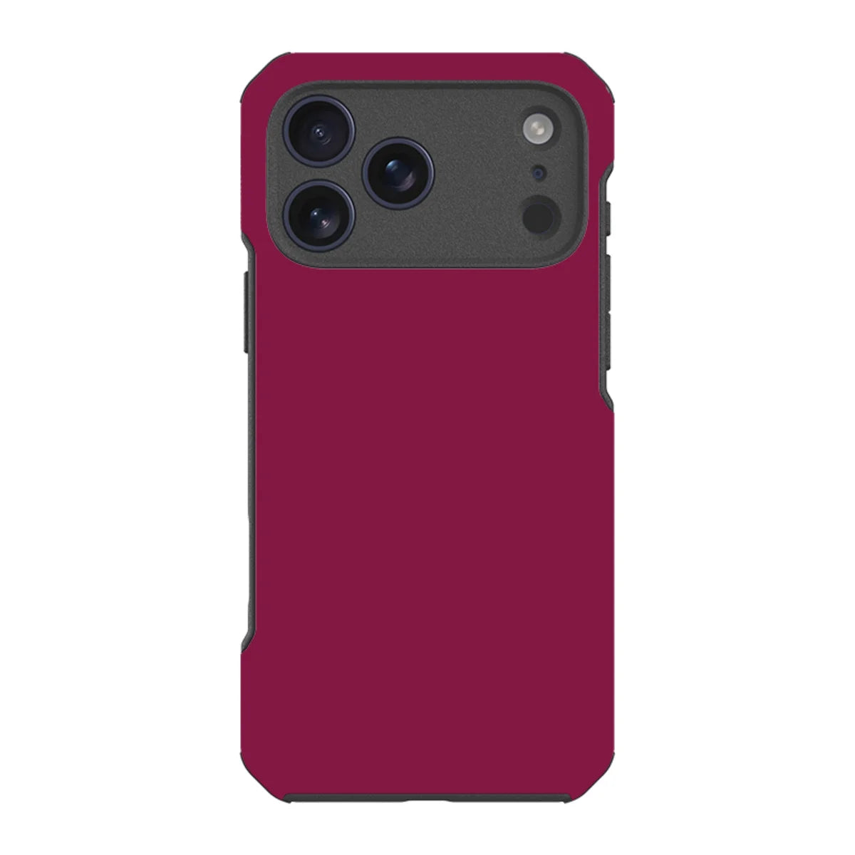 Simple Range Burgundy Orchid — iPhone 18 Pro Max Impact Armour MagSafe Case — Finnaij