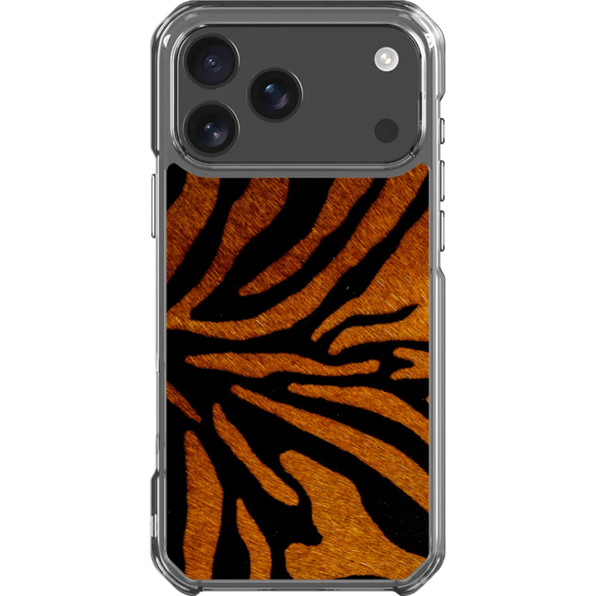 Stripes of the Wild — iPhone 18 Pro Max Magsafe Clear Impact Case — Finnaij