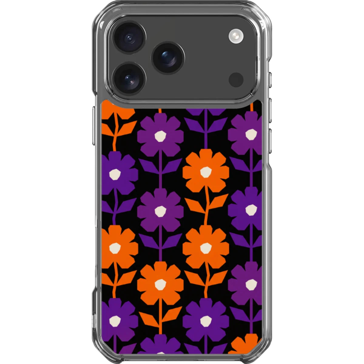 Haunted Bloom — iPhone 18 Pro Max Magsafe Clear Impact Case — Finnaij