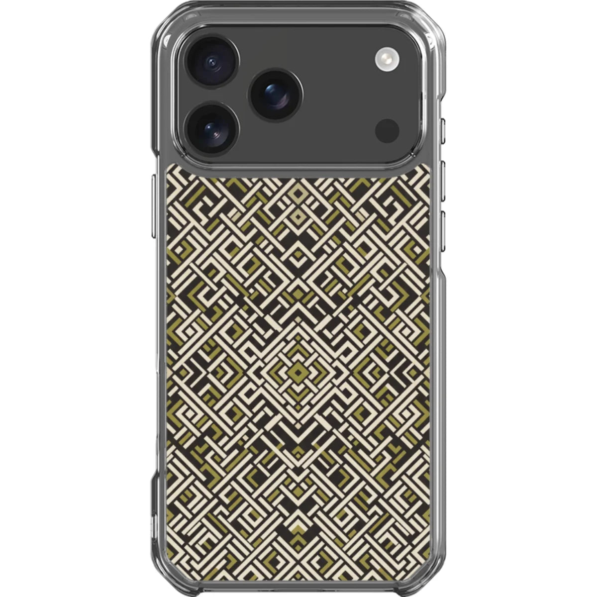 Bone Kuba — iPhone 18 Pro Max Magsafe Clear Impact Case — Finnaij
