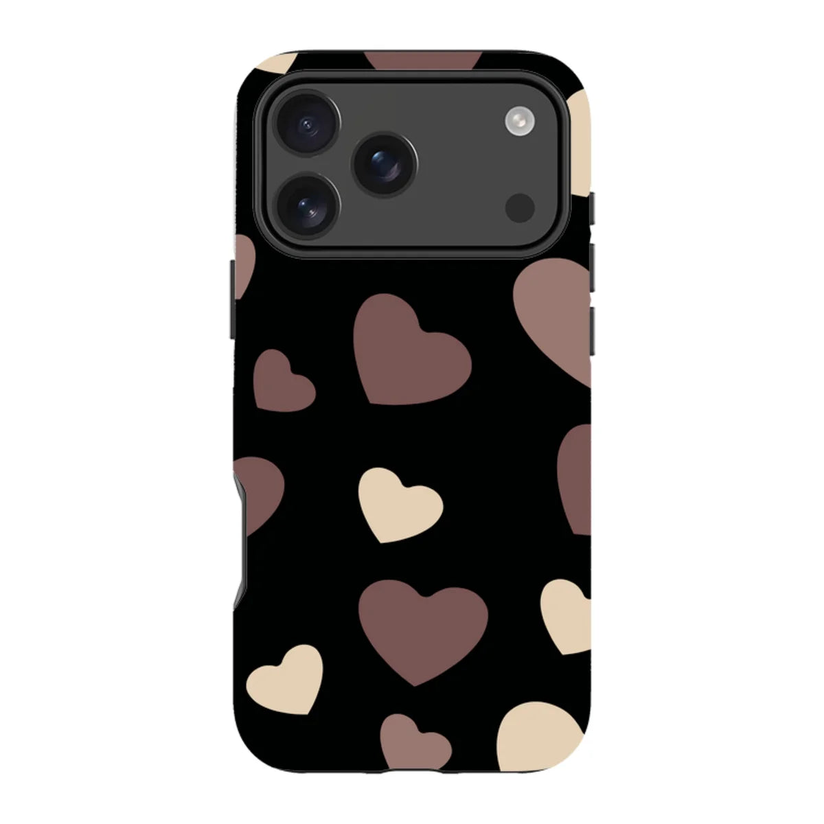 White & Black Hearts- iPhone Magsafe Tough Case — iPhone 18 Pro Max — Finnaij