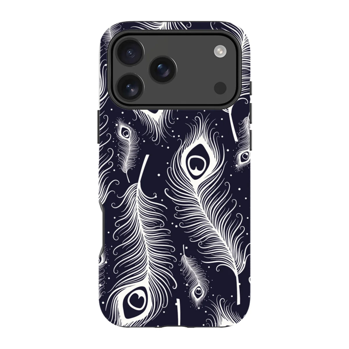 Feathers in Bloom — iPhone 18 Pro Max Magsafe Tough Case — Finnaij
