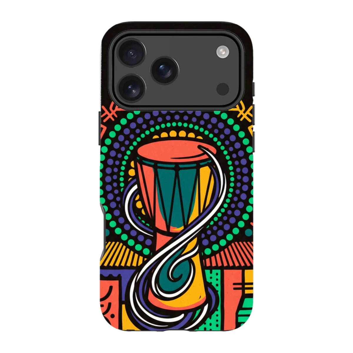 Talking Drum Halo by Ada Okoye — iPhone 18 Pro Max MagSafe Tough Case — Finnaij