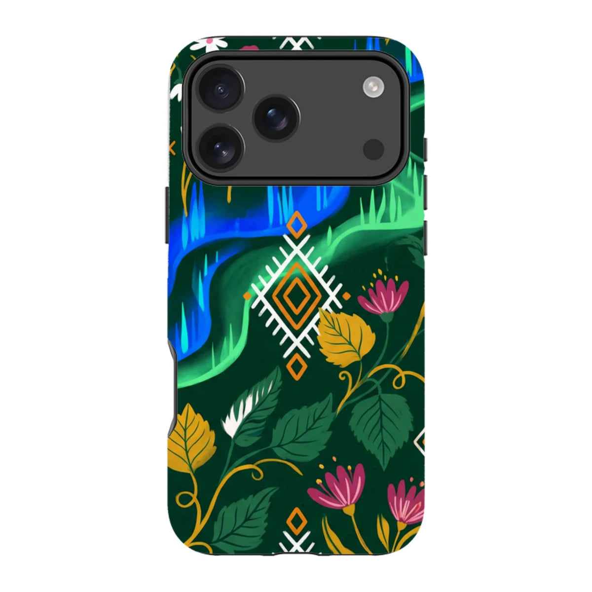 Aurora Birch Bloom by Aino Kallio — iPhone 18 Pro Max Magsafe Tough Case — Finnaij