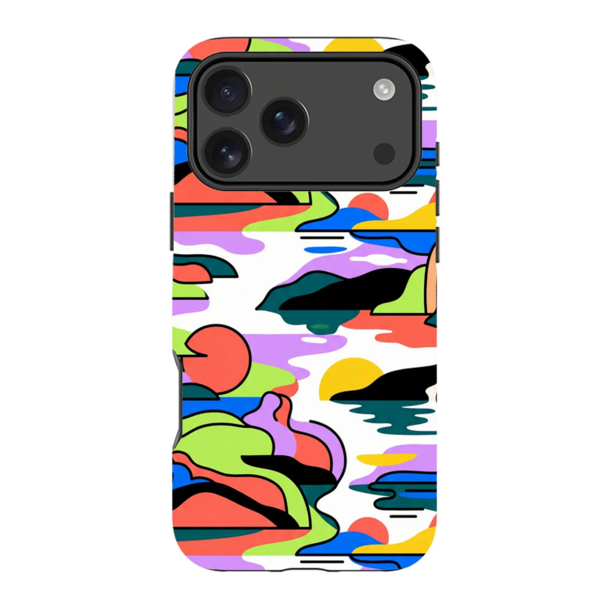 Archipelago Color Motion by Salla Niemi — iPhone 18 Pro Max Magsafe Tough Case — Finnaij