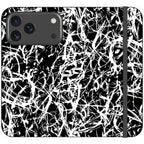 Black-White Grunge — iPhone 18 Pro Max Wallet Case — Finnaij