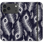 Feathers in Bloom Vegan Leather — iPhone 18 Pro Max Wallet Case — Finnaij