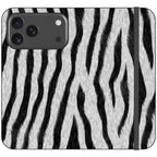 Zebra Groove — iPhone 18 Pro Max Wallet Case — Finnaij