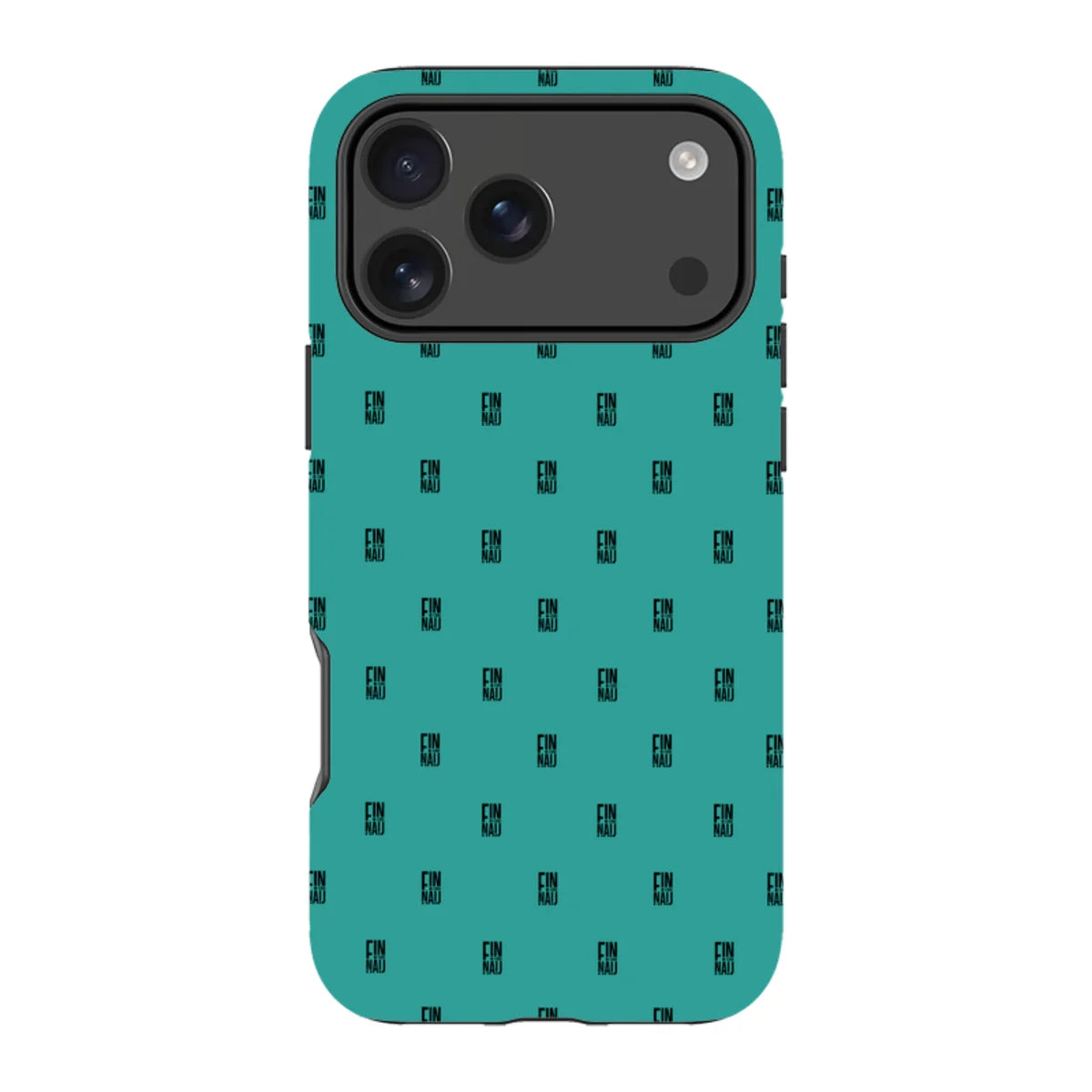 Monogram Teal — iPhone 18 Pro Max Tough Case — Finnaij