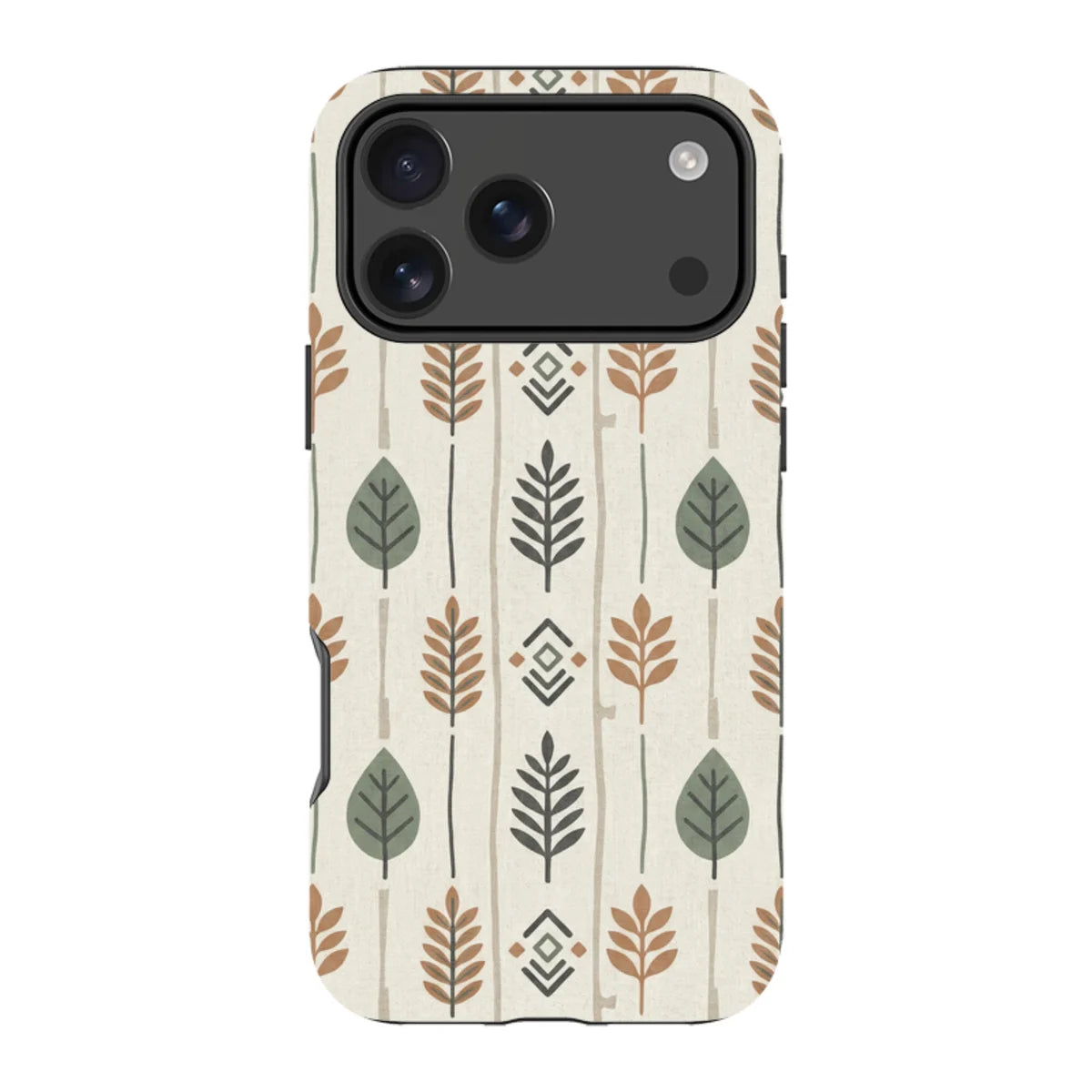 Birch and Linen Pattern by Elsi Vaarala — iPhone 18 Pro Max Tough Case — Finnaij