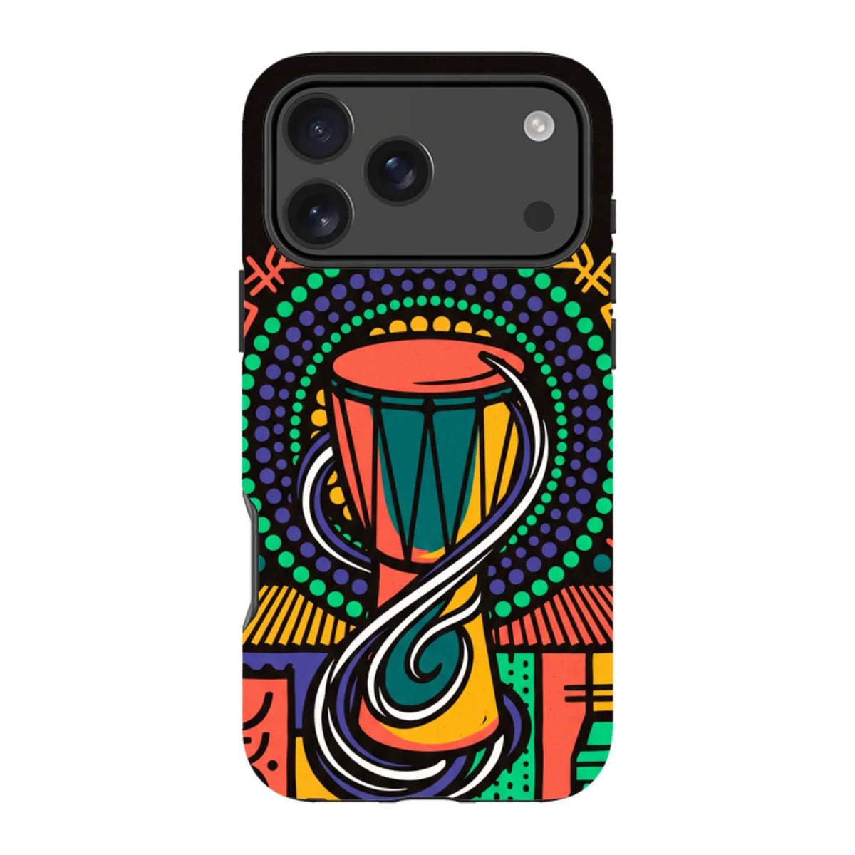 Talking Drum Halo by Ada Okoye — iPhone 18 Pro Max Tough Case — Finnaij