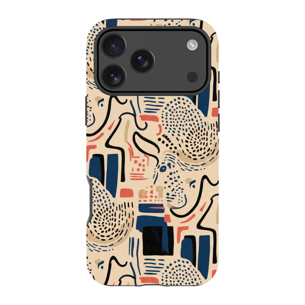 Sandstone Adire by Ada Okoye — iPhone 18 Pro Max Tough Case — Finnaij