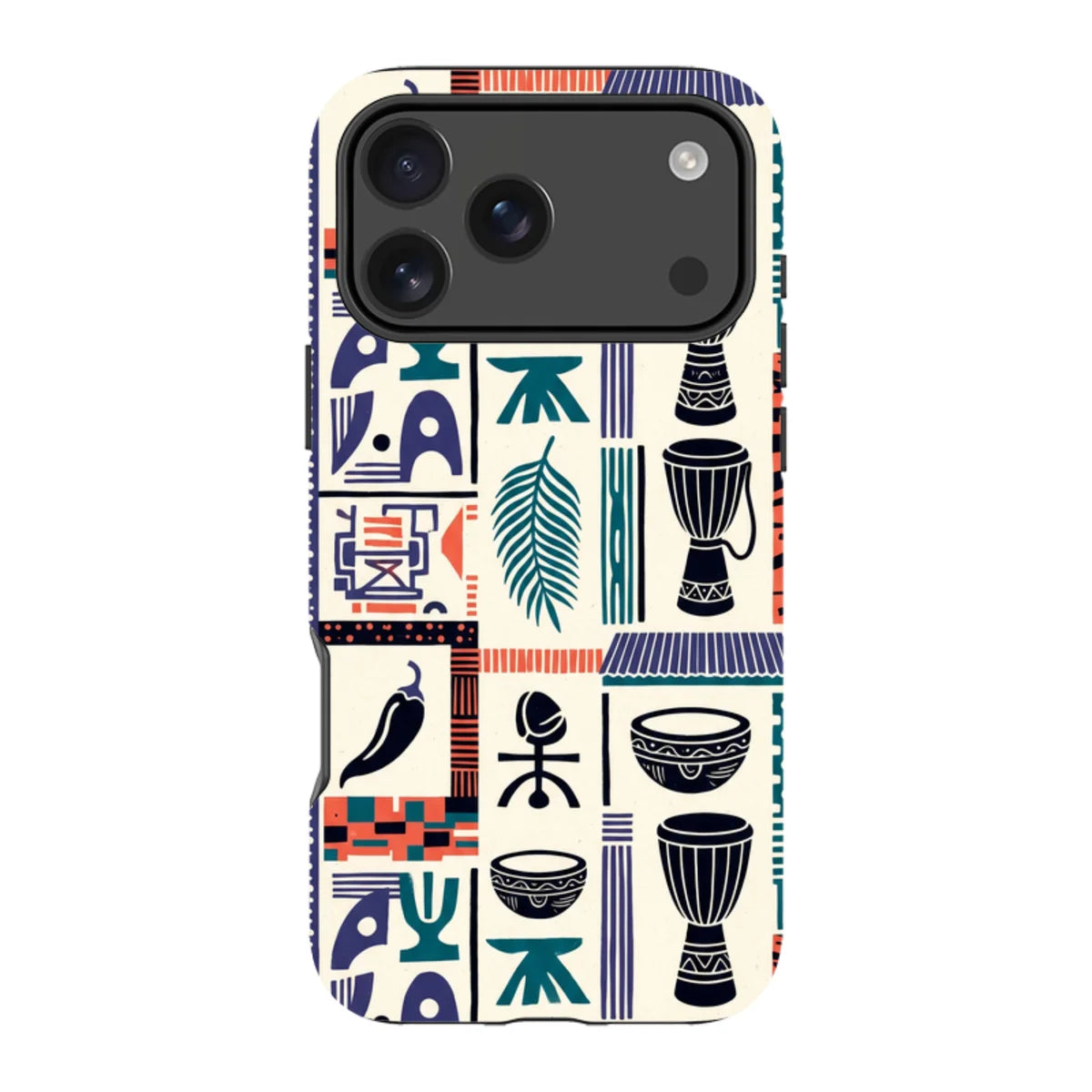Market Day Icons by Ada Okoye — iPhone 18 Pro Max Tough Case — Finnaij