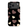 White & Black Hearts — iPhone 18 Pro Max Tough Case — Finnaij