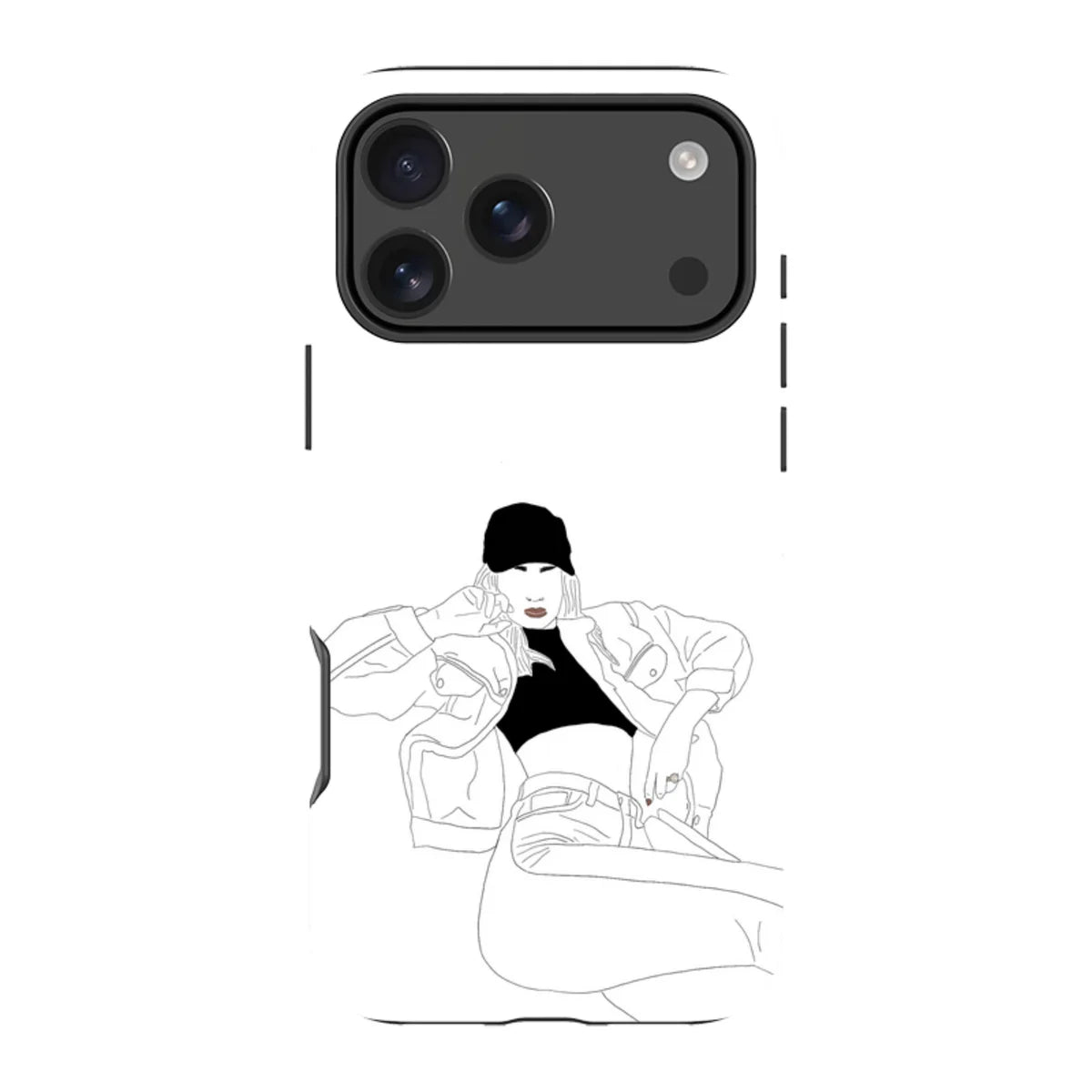 Black Cap by Keagan Haight — iPhone 18 Pro Max Tough Case — Finnaij