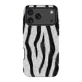 Zebra Groove — iPhone 18 Pro Max Tough Case — Finnaij