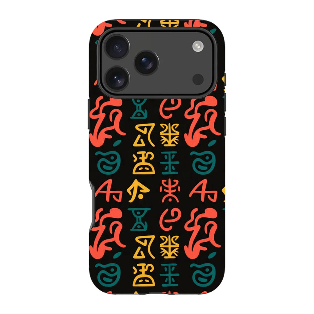 Nsibidi Pulse by Ada Okoye — iPhone 18 Pro Max Tough Case — Finnaij