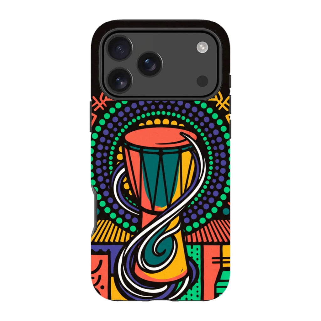 Talking Drum Halo by Ada Okoye — iPhone 18 Pro Max Tough Case — Finnaij