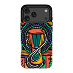 Talking Drum Halo by Ada Okoye — iPhone 18 Pro Max Tough Case — Finnaij