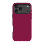 Simple Range Burgundy Orchid — iPhone 18 Pro Max Tough Case — Finnaij