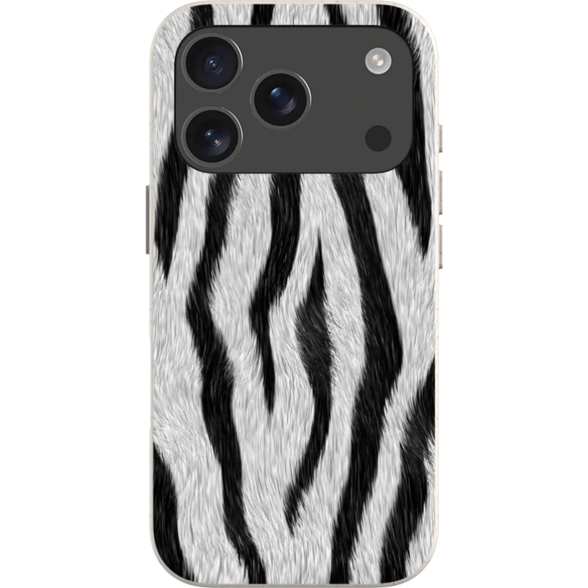 Zebra Groove — iPhone 18 Pro Bio-degradable Case — Finnaij