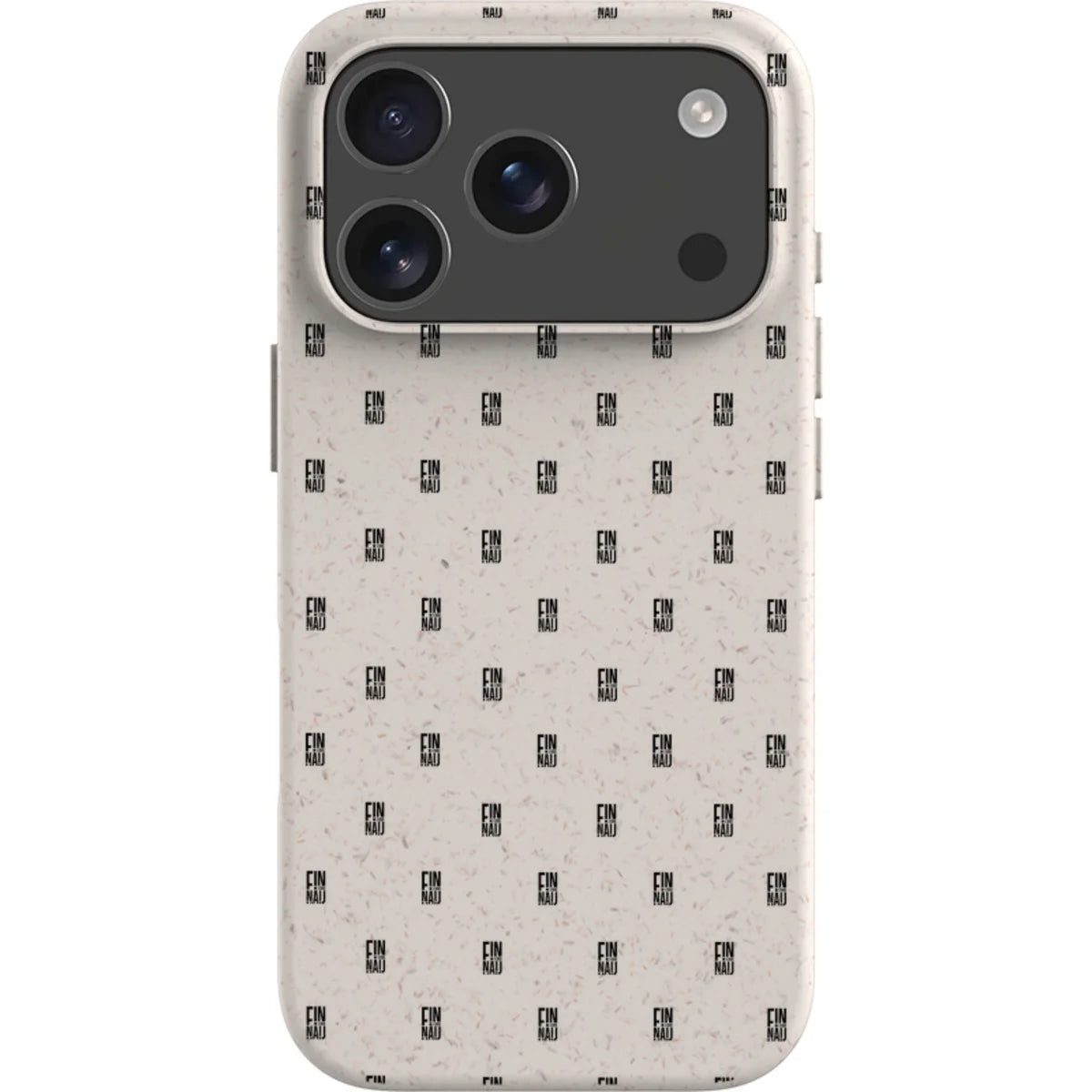 Monogram Natural — iPhone 18 Pro Bio-degradable Case — Finnaij