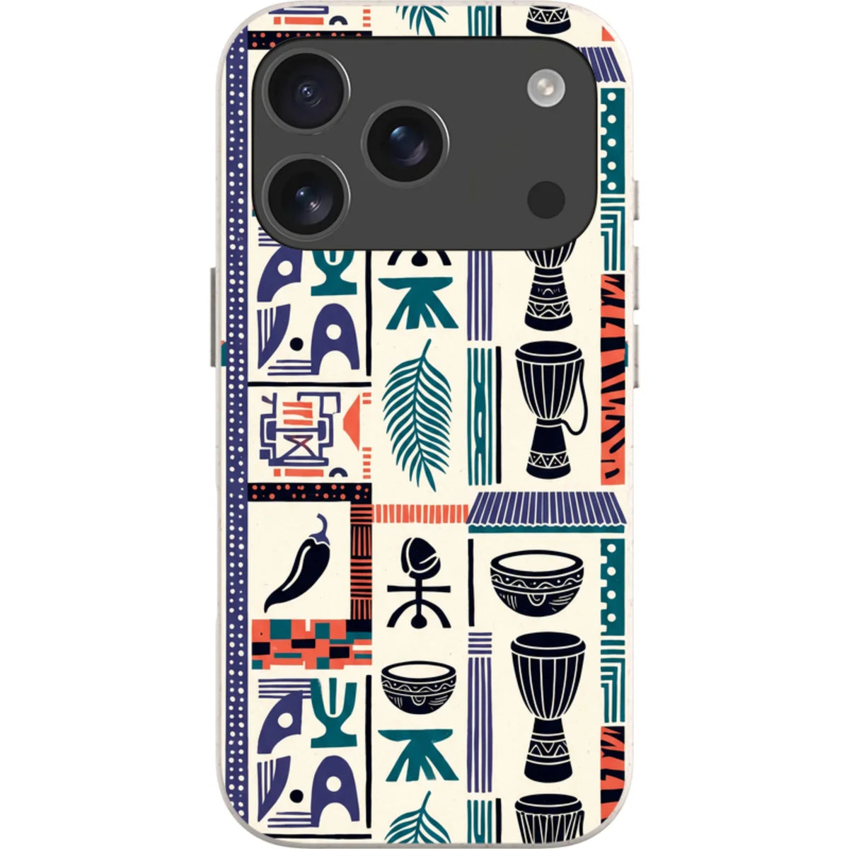 Market Day Icons by Ada Okoye — iPhone 18 Pro Bio-degradable Case — Finnaij