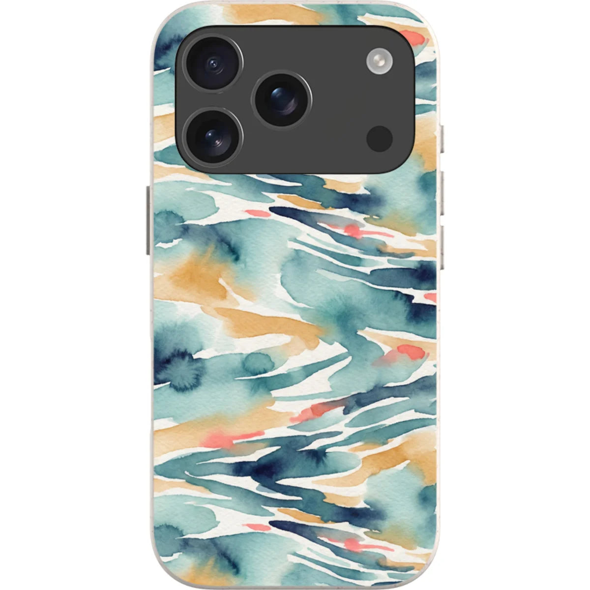 River Reflection Pattern Crop by Tobi Akinyemi — iPhone 18 Pro Bio-degradable Case — Finnaij