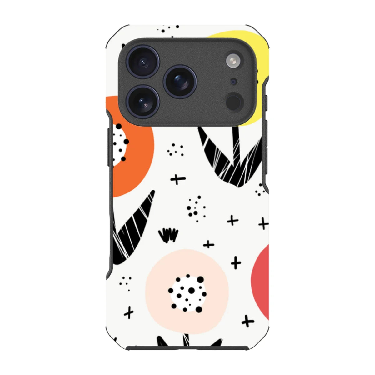 Botanical Doodle — iPhone 18 Pro Impact Armour MagSafe Case — Finnaij