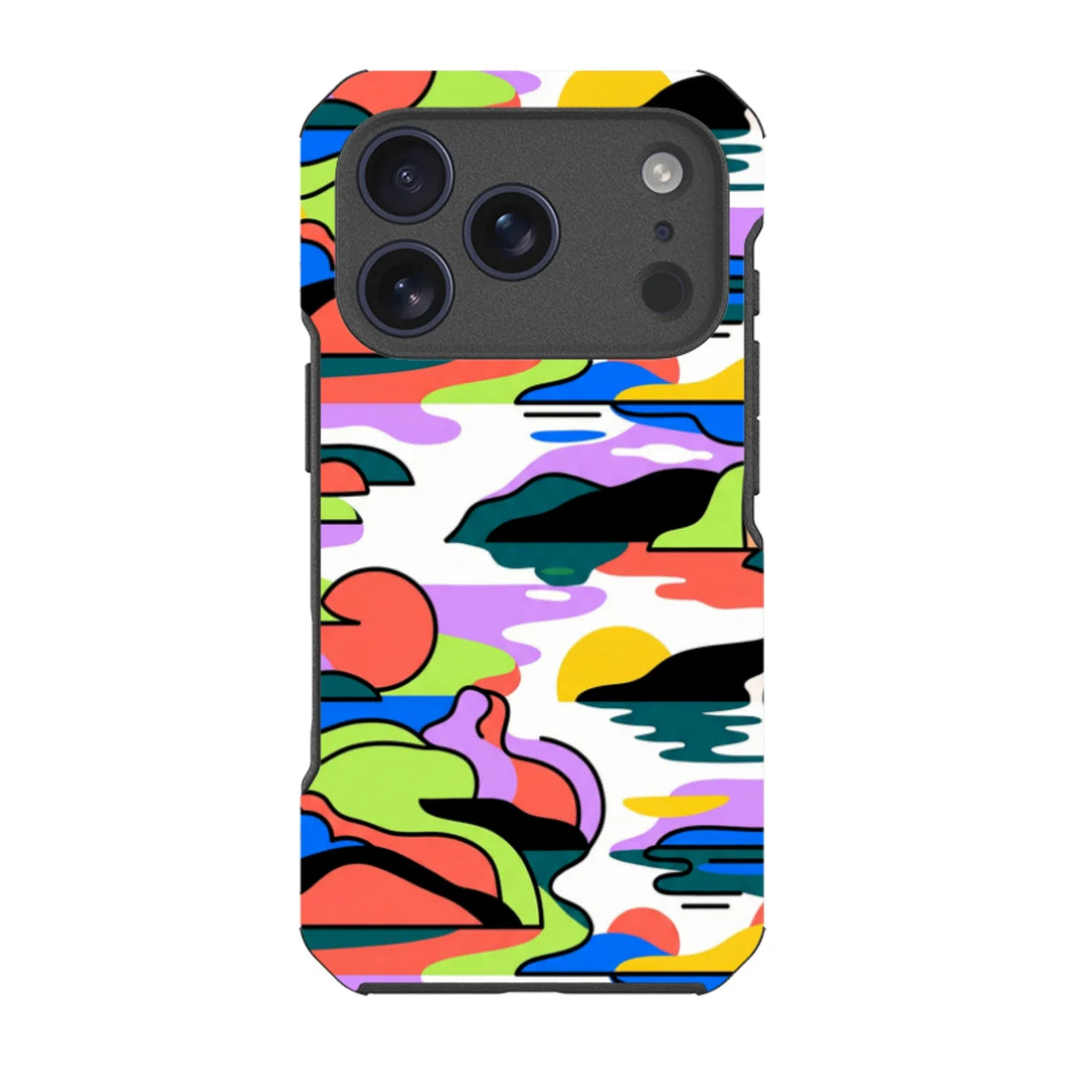 Archipelago Color Motion by Salla Niemi — iPhone 18 Pro Impact Armour MagSafe Case — Finnaij