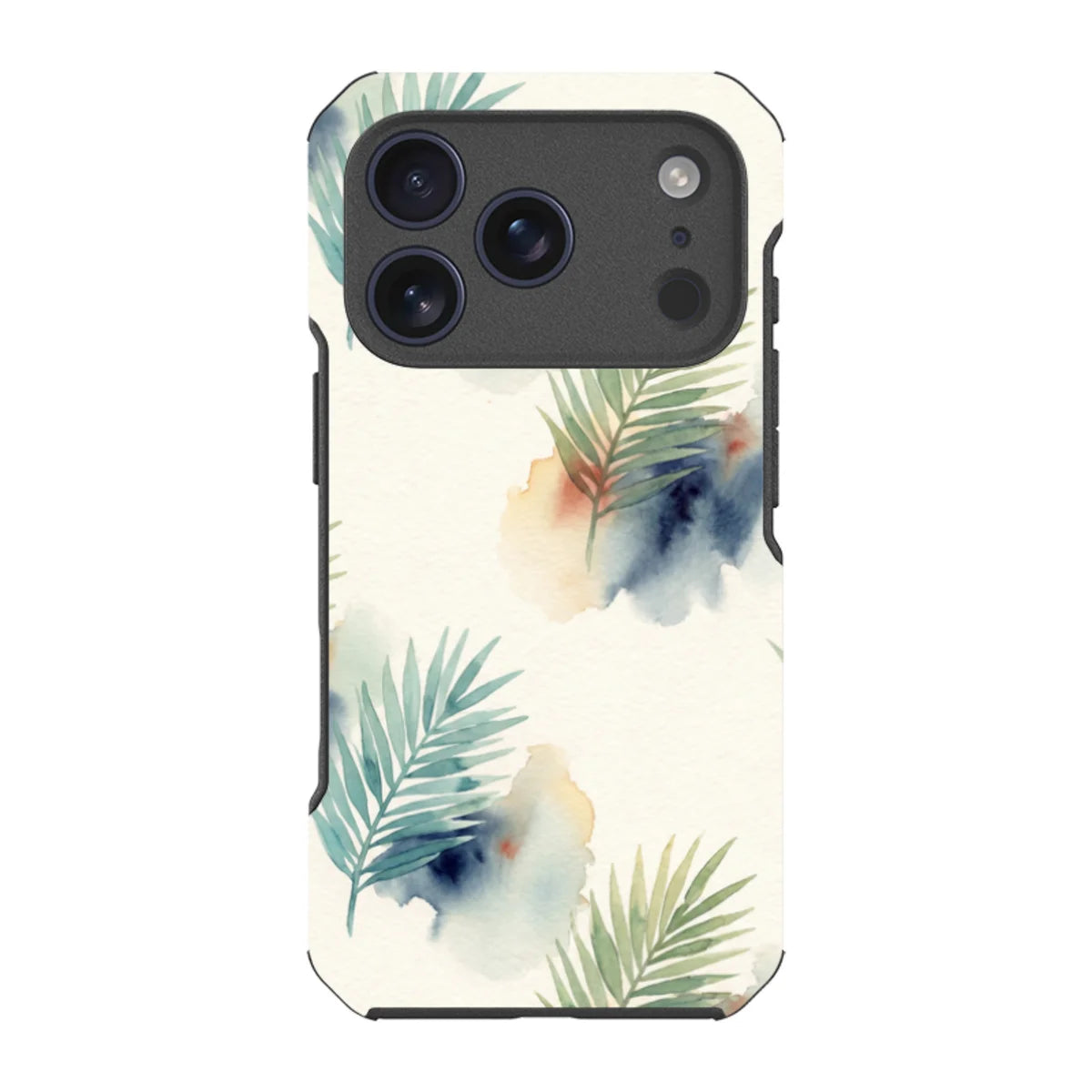 Palm Frond Breeze Pattern by Tobi Akinyemi — iPhone 18 Pro Impact Armour MagSafe Case — Finnaij