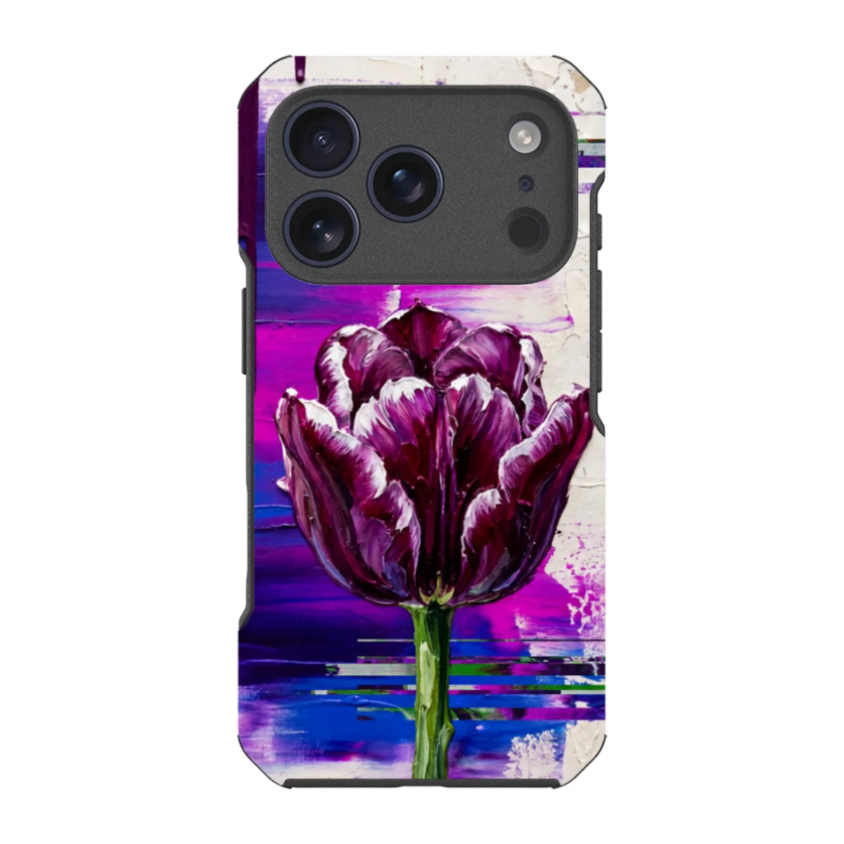 Single Dramatic Tulip by Frida Lövström — iPhone 18 Pro Impact Armour MagSafe Case — Finnaij