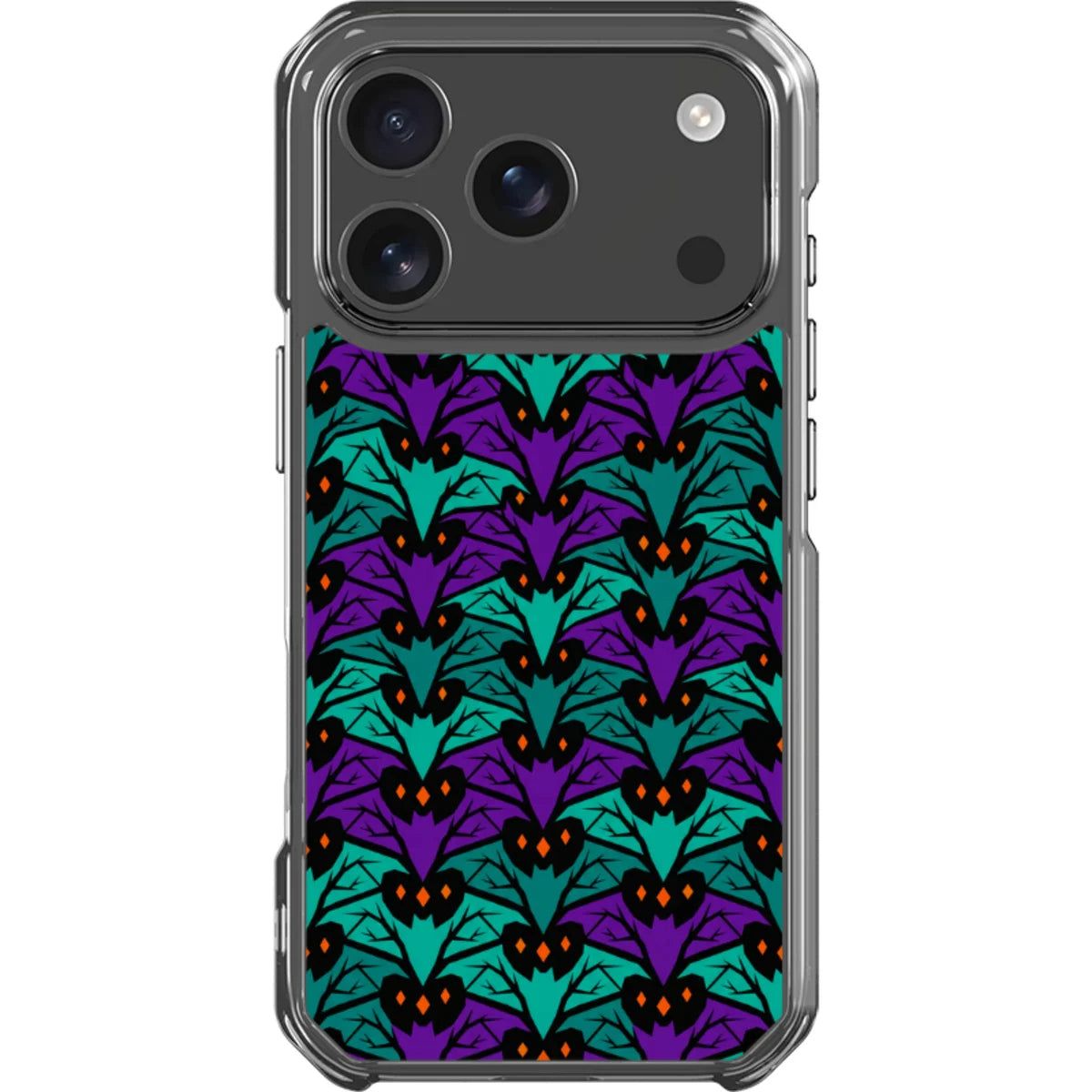 Bat Forest — iPhone 18 Pro Magsafe Clear Impact Case — Finnaij