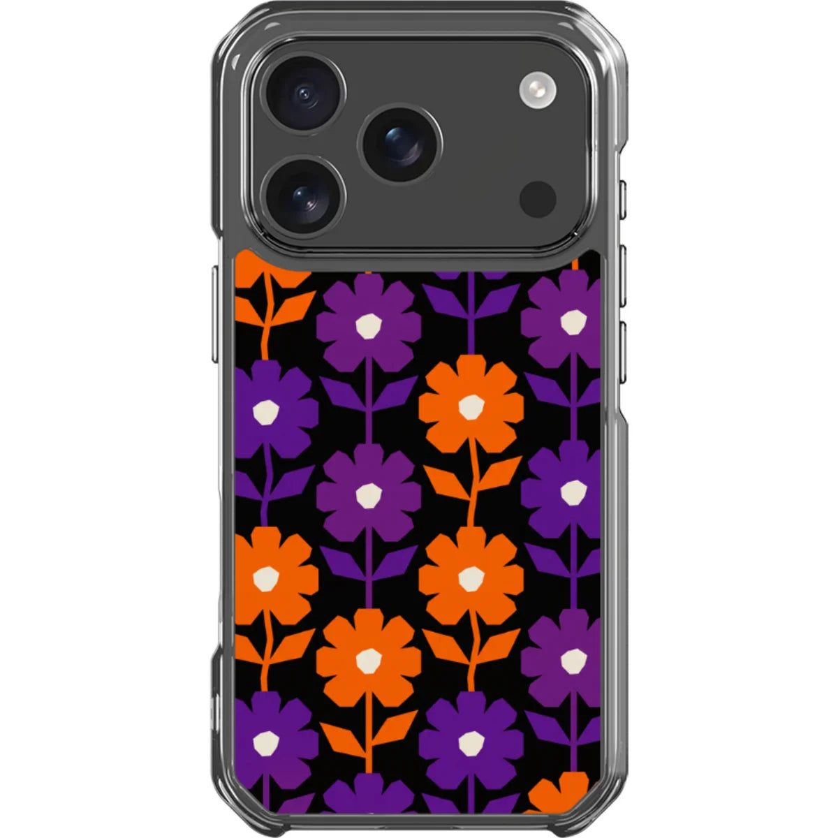 Haunted Bloom — iPhone 18 Pro Magsafe Clear Impact Case — Finnaij