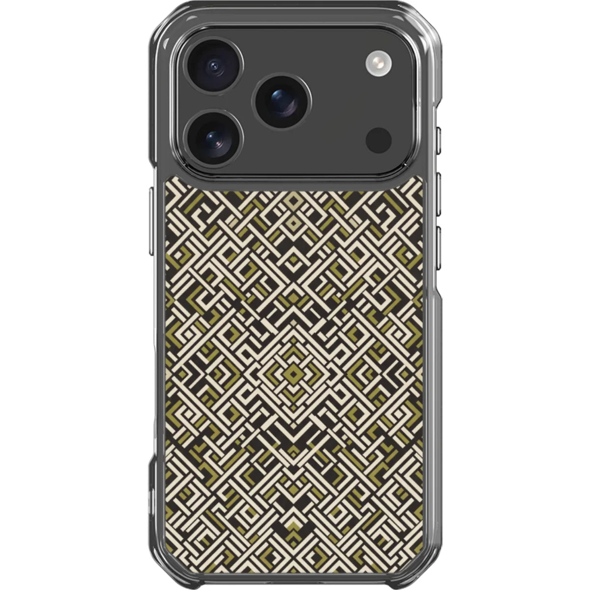 Bone Kuba — iPhone 18 Pro Magsafe Clear Impact Case — Finnaij