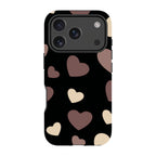White & Black Hearts- iPhone Magsafe Tough Case — iPhone 18 Pro — Finnaij
