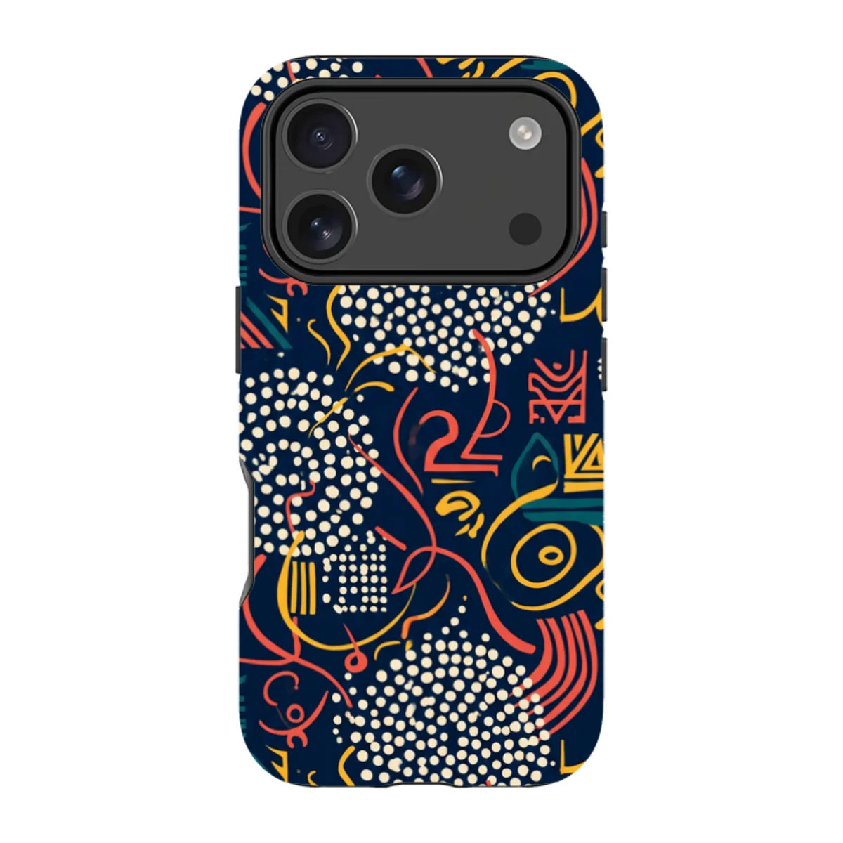 Adire Nightfall by Ada Okoye — iPhone 18 Pro Magsafe Tough Case — Finnaij