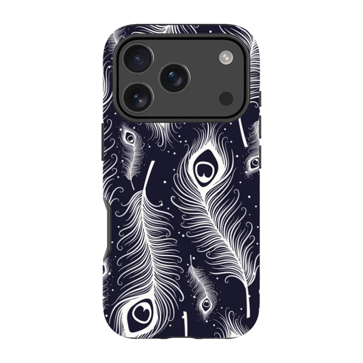 Feathers in Bloom — iPhone 18 Pro Tough Case — Finnaij