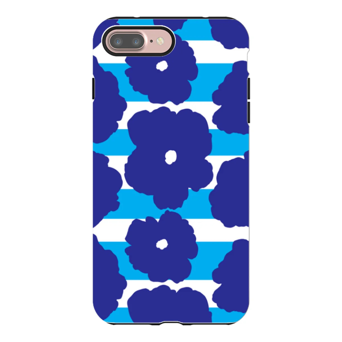 Bold Floral Blue — iPhone 8 Plus Tough Case — Finnaij