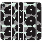 Bold Floral Black — iPhone SE2 (2020) Wallet Case — Finnaij