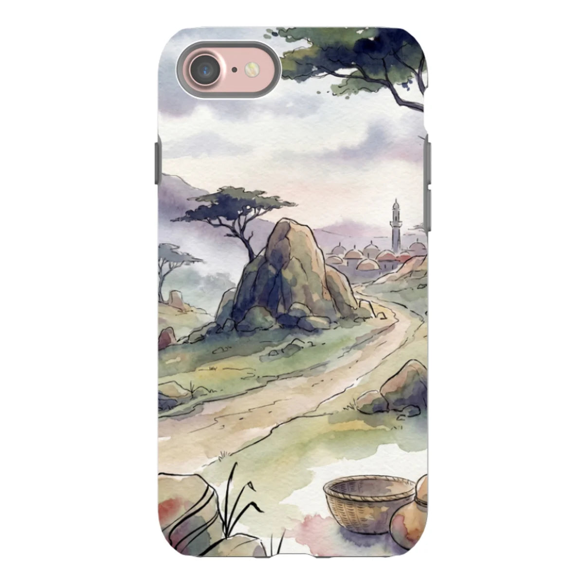 Jos Plateau Cool Light by Tobi Akinyemi — iPhone SE2 (2020) Tough Case — Finnaij