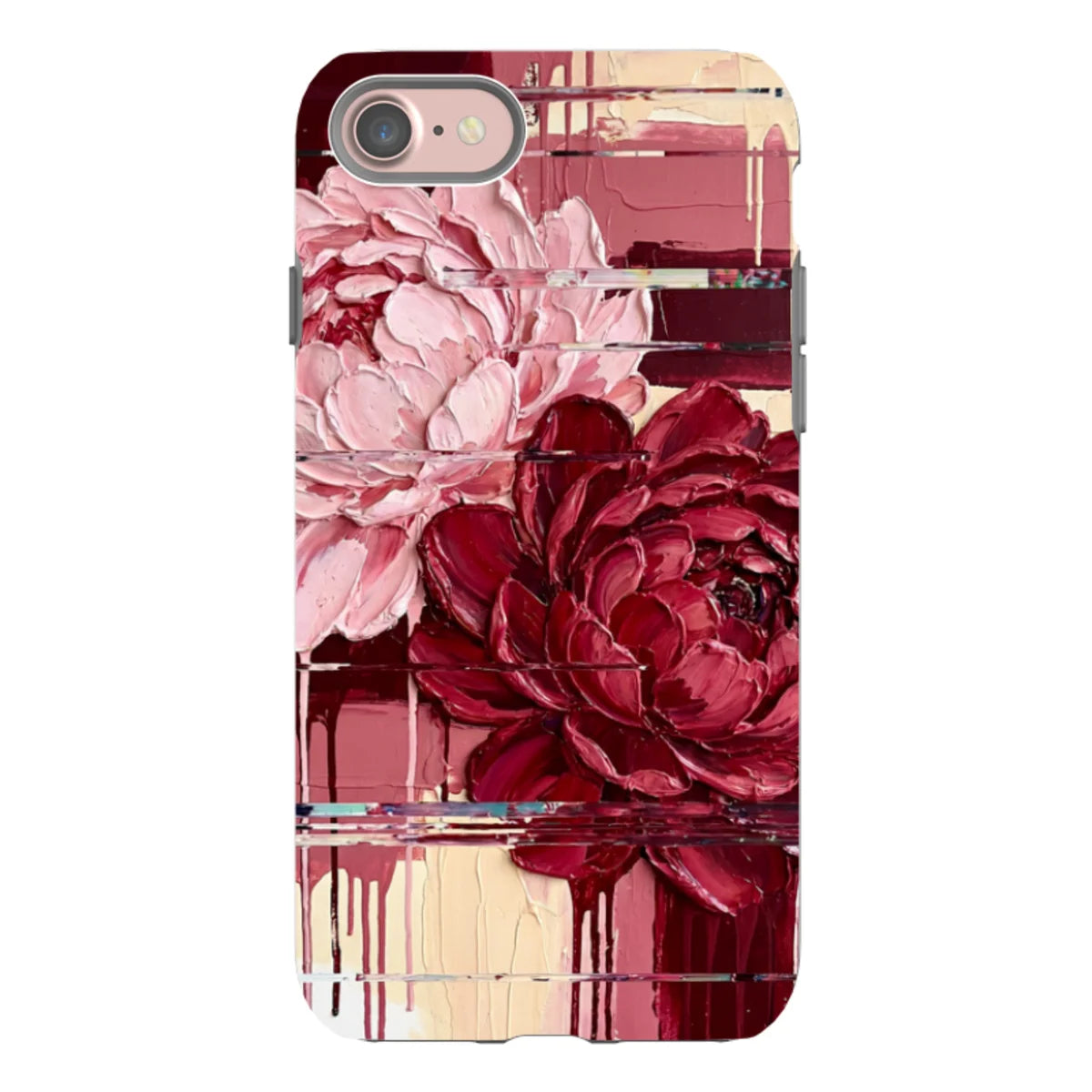Peonies by Frida Lövström — iPhone SE2 Tough Case In Gloss Tough Case — Finnaij