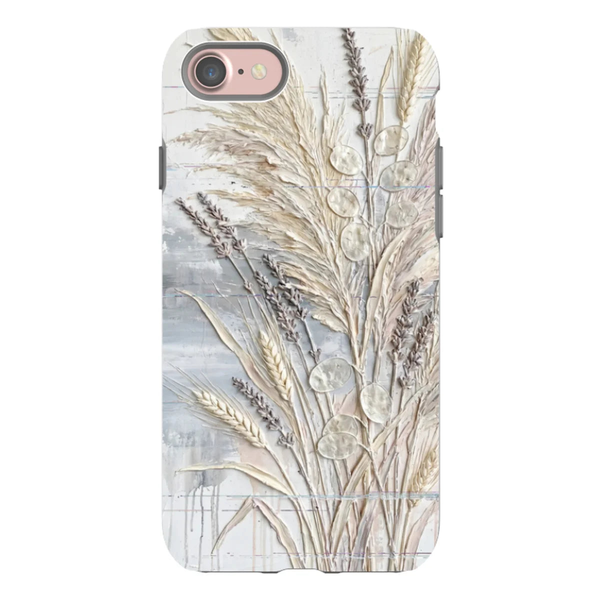 Dried Flowers and Grasses by Frida Lövström — iPhone SE2 Tough Case In Gloss Tough Case — Finnaij
