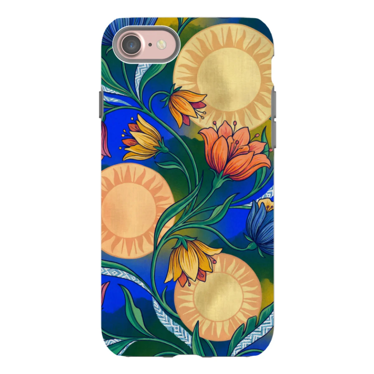 Midnight Sun Garden by Aino Kallio — iPhone SE2 (2020) Tough Case — Finnaij