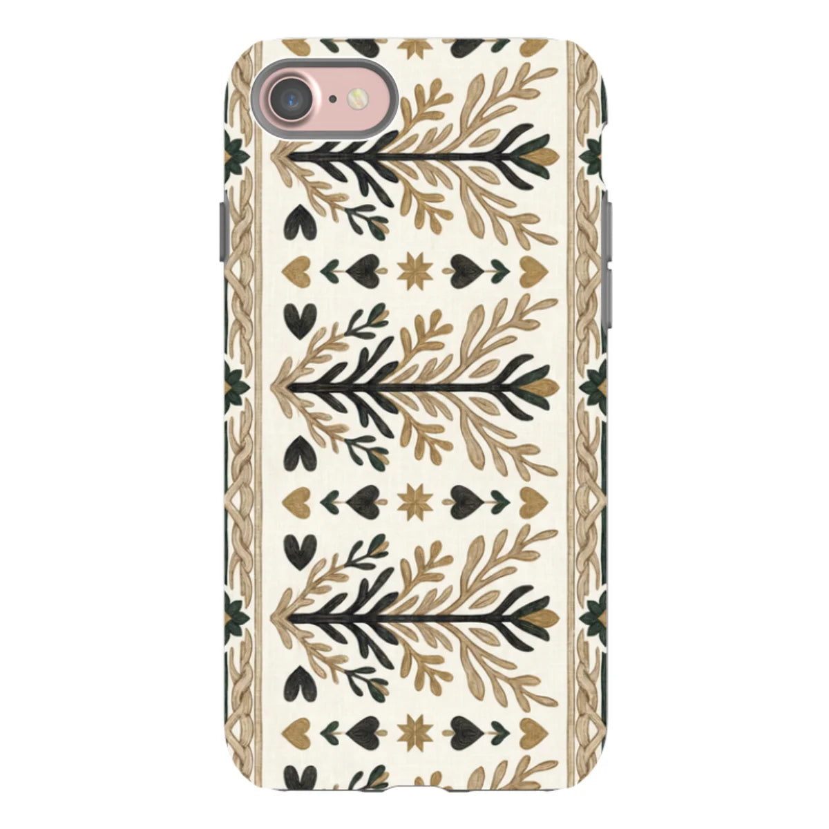 Heritage Border by Elsi Vaarala — iPhone SE2 (2020) Tough Case — Finnaij