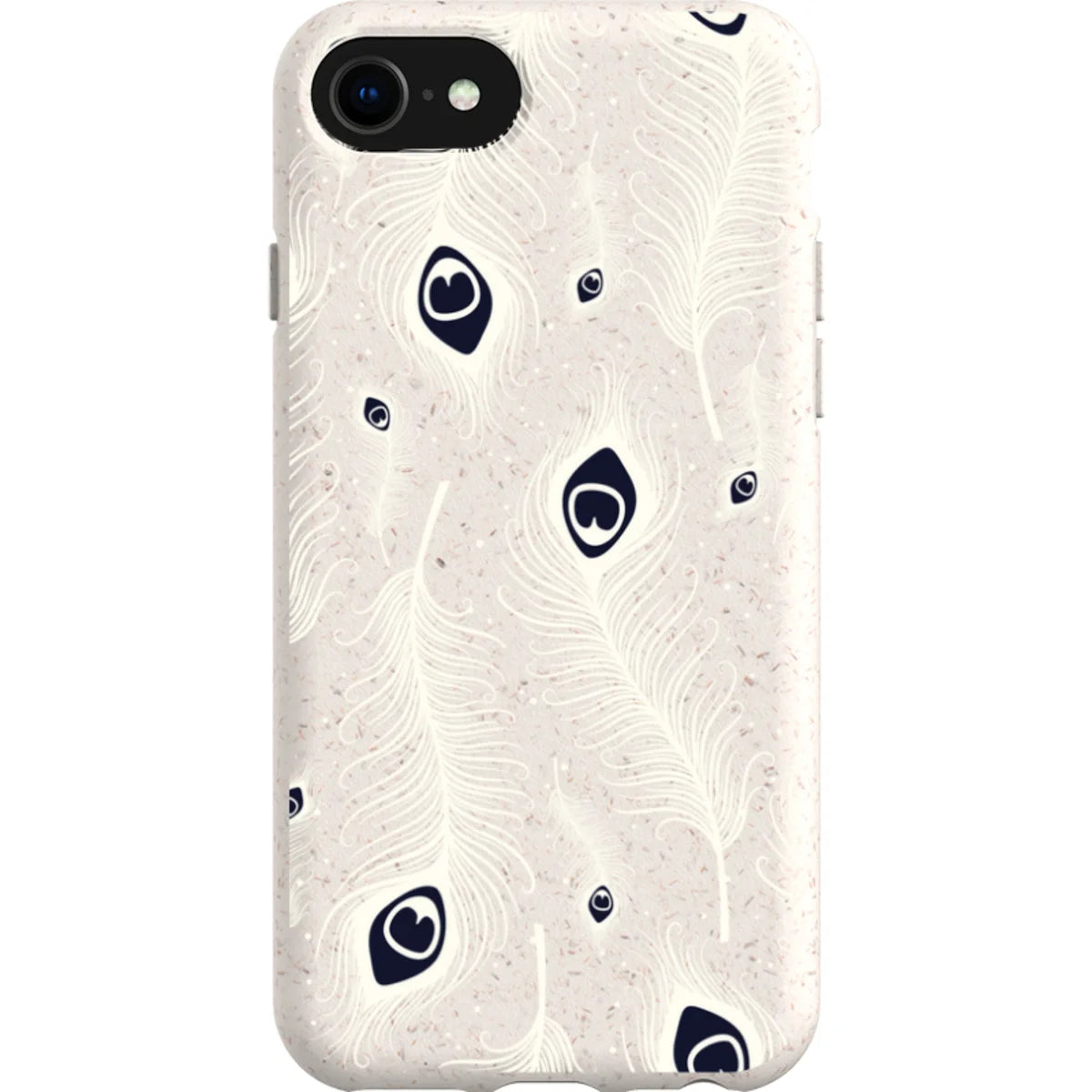 Feathers in Bloom Natural — iPhone SE3 iPhone Bio-degradable Case — Finnaij